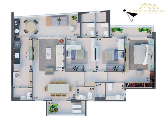 Imagem Apartamento com 3 Quartos à Venda, 112 m² em Aldeota - Fortaleza Imagem Apartamento com 3 Quartos à Venda, 112 m² em Aldeota - Fortaleza