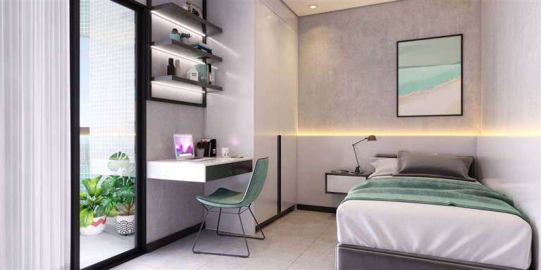 Imagem Apartamento com 2 Quartos à Venda, 59 m² em Guilhermina - Praia Grande