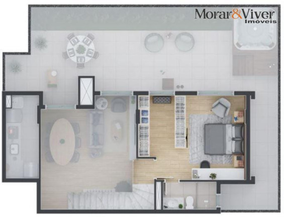 Imagem Apartamento com 2 Quartos à Venda, 55 m² em Portão - Curitiba