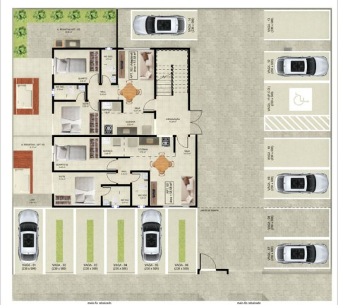 Imagem Apartamento com 2 Quartos à Venda, 51 m² em João Paulo Ii - João Pessoa