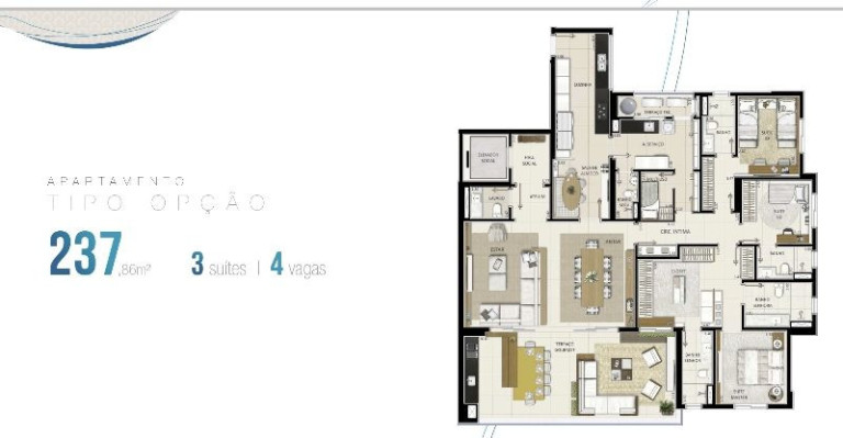 Imagem Imóvel com 3 Quartos à Venda, 237 m² em Jardim Ilhas Do Sul - Ribeirão Preto