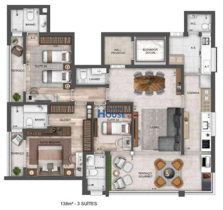 Imagem Apartamento com 3 Quartos à Venda, 138 m² em Perdizes - São Paulo Imagem Apartamento com 3 Quartos à Venda, 138 m² em Perdizes - São Paulo