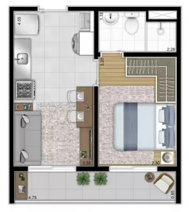 Imagem Imóvel com 1 Quarto à Venda, 26 m² em Vila Mariana - São Paulo