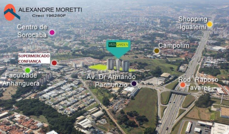 Imagem Apartamento com 2 Quartos à Venda, 53 m² em Jardim Sao Carlos - Sorocaba