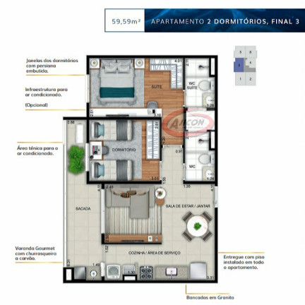 Imagem Apartamento com 2 Quartos à Venda, 59 m² em Itaguá - Ubatuba Imagem Apartamento com 2 Quartos à Venda, 59 m² em Itaguá - Ubatuba