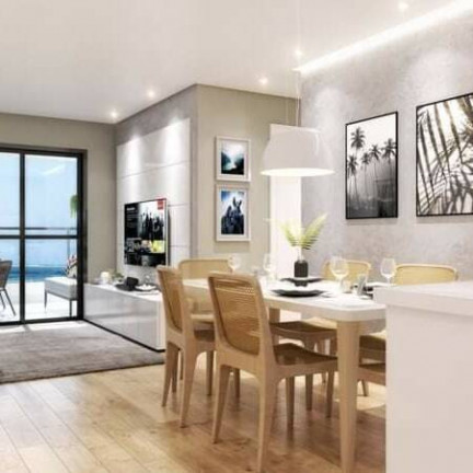 Imagem Apartamento com 2 Quartos à Venda, 78 m² em Vila Mirim - Praia Grande