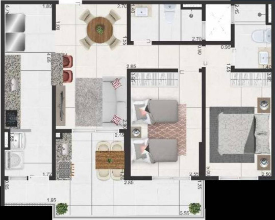 Imagem Apartamento com 2 Quartos à Venda, 80 m² em Caiçara - Praia Grande Imagem Apartamento com 2 Quartos à Venda, 80 m² em Caiçara - Praia Grande