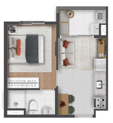 Imagem Imóvel com 1 Quarto à Venda, 23 m² em Santa Cecília - São Paulo Imagem Imóvel com 1 Quarto à Venda, 23 m² em Santa Cecília - São Paulo