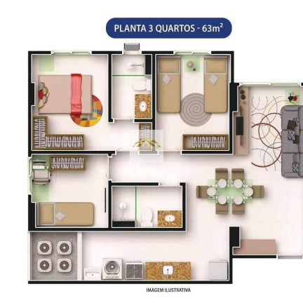 Imagem Apartamento com 2 Quartos à Venda, 53 m² em Imbiribeira - Recife