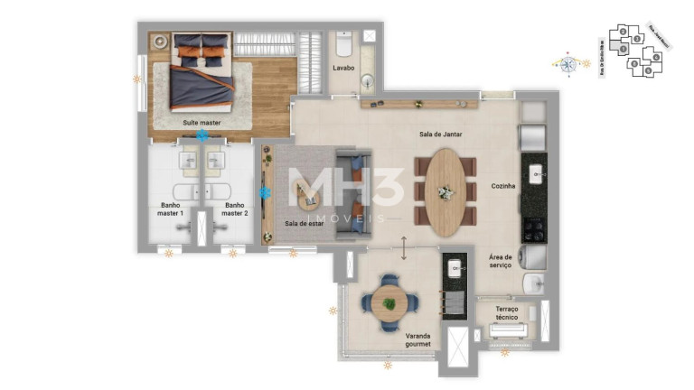 Imagem Imóvel com 2 Quartos à Venda, 67 m² em Cambuí - Campinas Imagem Imóvel com 2 Quartos à Venda, 67 m² em Cambuí - Campinas