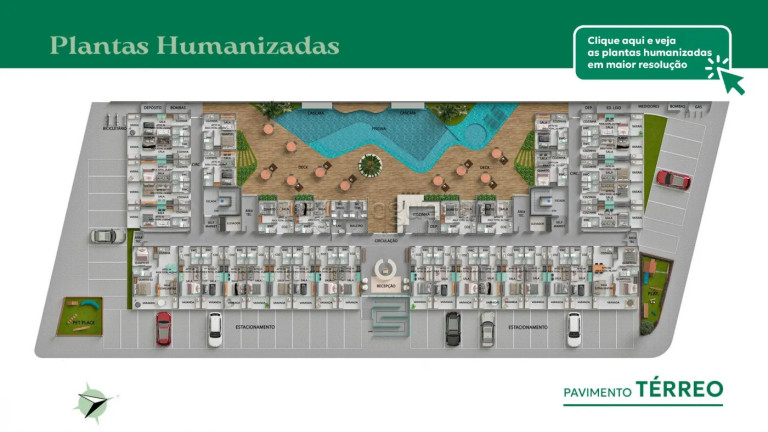 Imagem Apartamento com 1 Quarto à Venda, 24 m² em Carneiros - Ipojuca