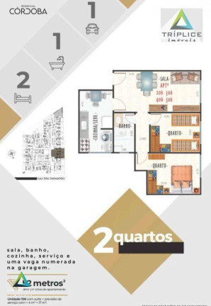 Imagem Apartamento com 2 Quartos à Venda, 47 m² em Santa Helena - Juiz De Fora