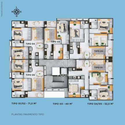 Imagem Apartamento com 1 Quarto à Venda, 40 m² em Bessa - João Pessoa