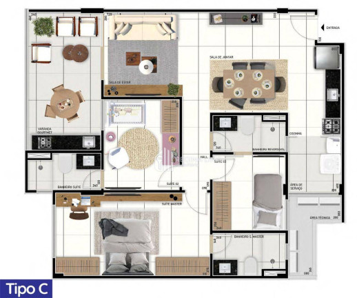 Imagem Apartamento com 3 Quartos à Venda, 92 m² em Recanto Das Palmeiras - Teresina