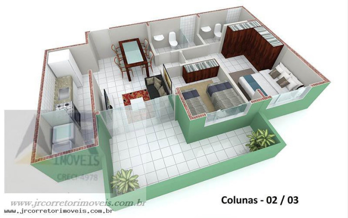 Imagem Apartamento com 2 Quartos à Venda, 90 m² em Jardim Guadalajara - Vila Velha