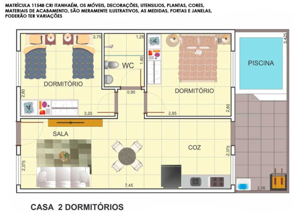 Imagem Casa com 1 Quarto à Venda, 48 m² em Cibratel Ii - Itanhaém Imagem Casa com 1 Quarto à Venda, 48 m² em Cibratel Ii - Itanhaém
