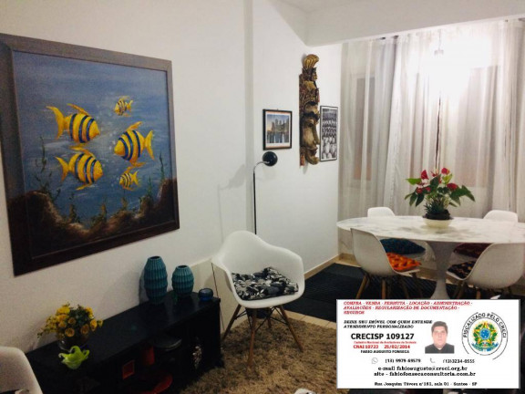 Imagem Apartamento com 1 Quarto à Venda, 48 m² em Itararé - São Vicente