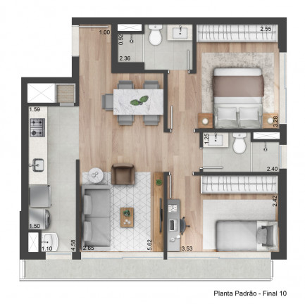 Imagem Apartamento com 1 Quarto à Venda, 45 m² em Praia De Belas - Porto Alegre
