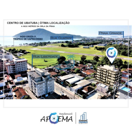 Imagem Apartamento com 2 Quartos à Venda, 86 m² em Centro - Ubatuba