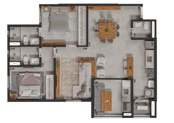 Imagem Apartamento com 3 Quartos à Venda, 85 m² em Jardim Urano - São José Do Rio Preto Imagem Apartamento com 3 Quartos à Venda, 85 m² em Jardim Urano - São José Do Rio Preto