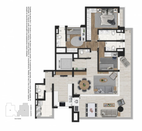 Imagem Apartamento com 3 Quartos à Venda, 153 m² em Moema - São Paulo