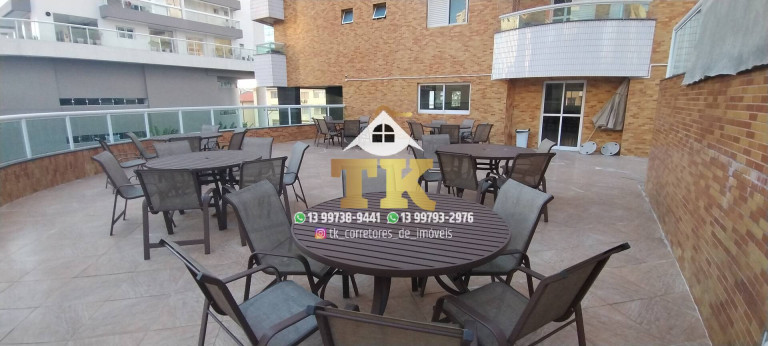 Imagem Apartamento com 2 Quartos para Alugar, 87 m² em Canto Do Forte - Praia Grande