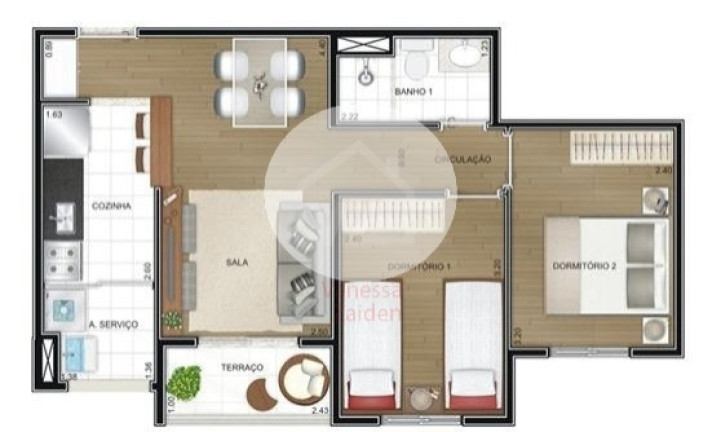 Imagem Apartamento com 2 Quartos à Venda, 48 m² em Vila Andrade - São Paulo Imagem Apartamento com 2 Quartos à Venda, 48 m² em Vila Andrade - São Paulo