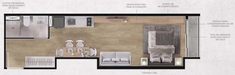 Imagem Apartamento à Venda, 17 m² em Jardins - São Paulo