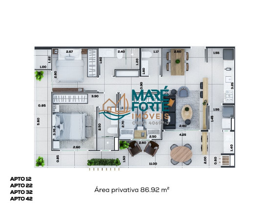 Imagem Apartamento com 3 Quartos à Venda, 86 m² em Itaguá - Ubatuba Imagem Apartamento com 3 Quartos à Venda, 86 m² em Itaguá - Ubatuba