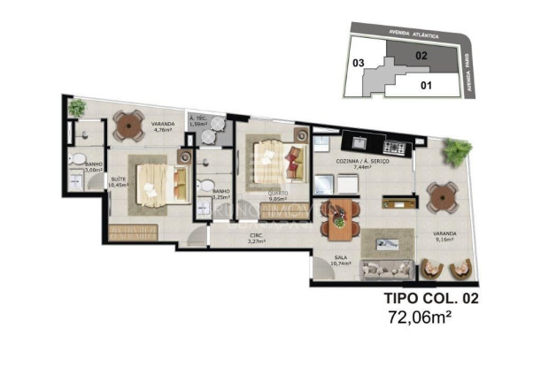 Imagem Apartamento com 2 Quartos à Venda, 67 m² em Praia Do Morro - Guarapari Imagem Apartamento com 2 Quartos à Venda, 67 m² em Praia Do Morro - Guarapari