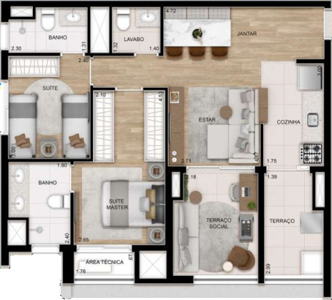Imagem Apartamento com 2 Quartos à Venda, 80 m² em Tatuapé - São Paulo Imagem Apartamento com 2 Quartos à Venda, 80 m² em Tatuapé - São Paulo