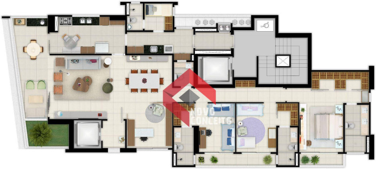 Imagem Apartamento com 2 Quartos à Venda, 54 m² em Aldeota - Fortaleza