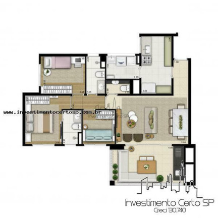 Imagem Apartamento com 3 Quartos à Venda, 84 m² em água Branca - São Paulo Imagem Apartamento com 3 Quartos à Venda, 84 m² em água Branca - São Paulo