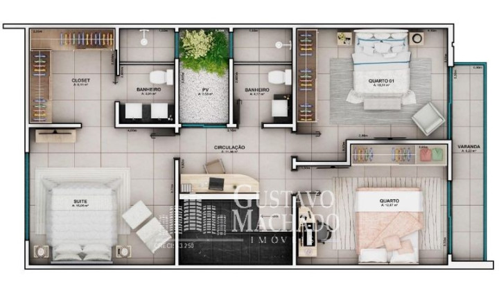 Imagem Imóvel com 3 Quartos à Venda, 180 m² em Vivendas Do Lago - Volta Redonda