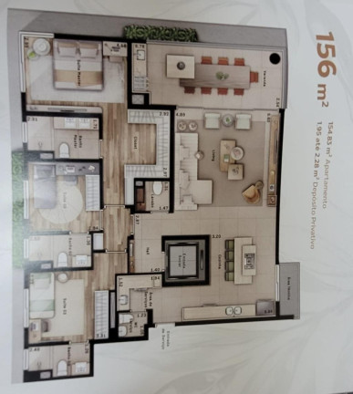 Imagem Apartamento com 3 Quartos à Venda, 156 m² em Cambui - Campinas