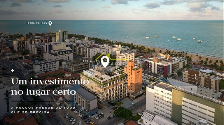 Imagem Flat com 1 Quarto à Venda, 26 m² em Tambaú - João Pessoa