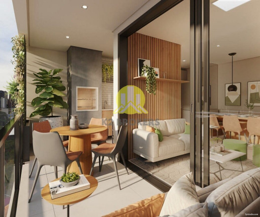 Imagem Studio com 1 Quarto à Venda, 30 m² em água Verde - Curitiba