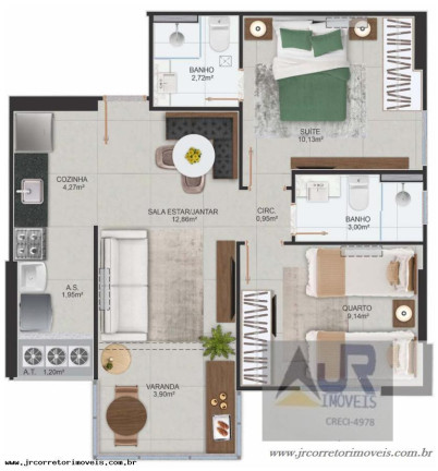 Imagem Imóvel com 2 Quartos à Venda, 60 m² em Itapoã - Vila Velha