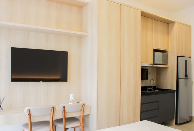 Apartamento com 1 Quarto para Alugar, 25 m² em Brooklin - São Paulo