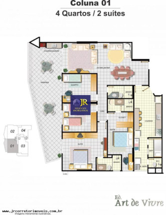 Imagem Apartamento com 4 Quartos à Venda, 137 m² em Itapoã - Vila Velha