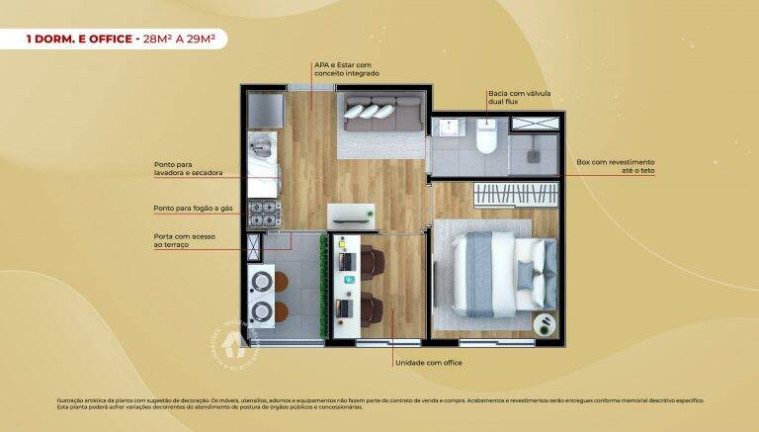 Imagem Apartamento com 1 Quarto à Venda, 68 m² em Vila Santana - São Paulo