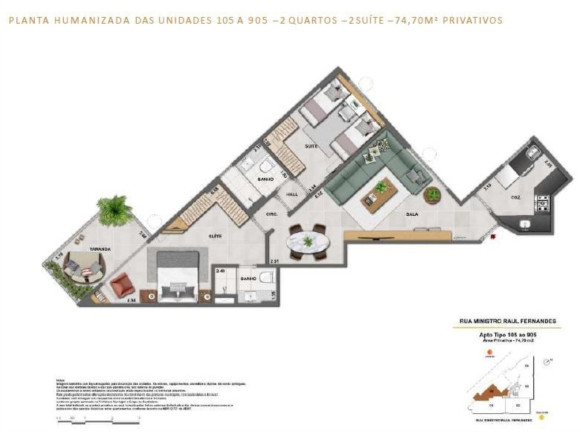 Imagem Imóvel com 3 Quartos à Venda, 105 m² em Botafogo - Rio De Janeiro