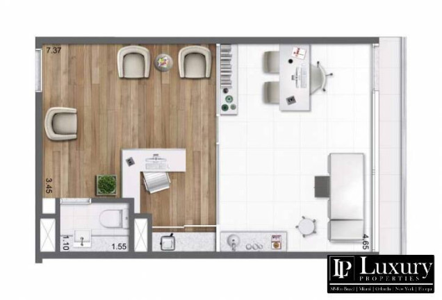 Imagem Imóvel Comercial para Alugar, 43 m² em Chácara Santo Antônio - São Paulo Imagem Imóvel Comercial para Alugar, 43 m² em Chácara Santo Antônio - São Paulo