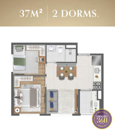 Imagem Apartamento com 2 Quartos à Venda, 37 m² em Vila Zilda (tatuapé) - São Paulo Imagem Apartamento com 2 Quartos à Venda, 37 m² em Vila Zilda (tatuapé) - São Paulo