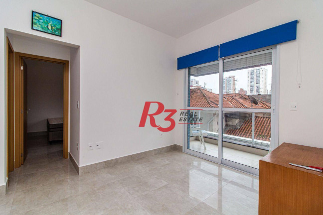 Imagem Apartamento com 1 Quarto para Alugar, 52 m² em Aparecida - Santos