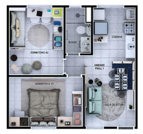 Imagem Apartamento com 2 Quartos à Venda, 45 m² em Jardim Parque Jupiá - Piracicaba Imagem Apartamento com 2 Quartos à Venda, 45 m² em Jardim Parque Jupiá - Piracicaba