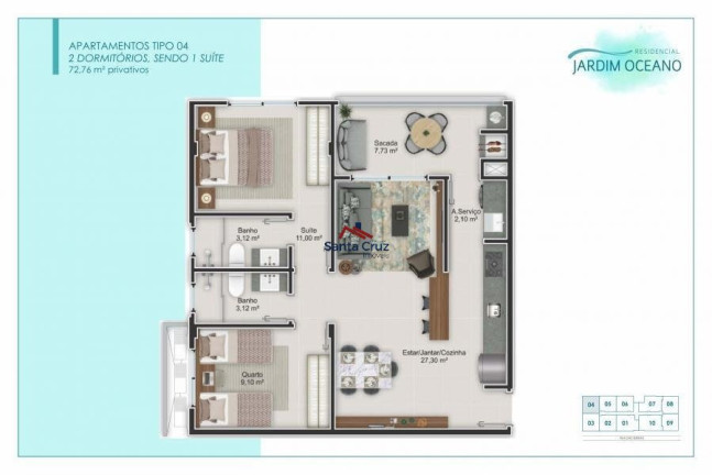 Apartamento com 2 Quartos à Venda, 113 m² em Canasvieiras - Florianópolis
