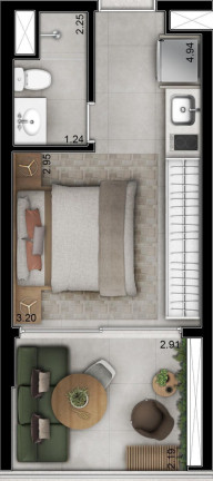Imagem Imóvel com 1 Quarto à Venda, 27 m² em Jardim Paulista - São Paulo