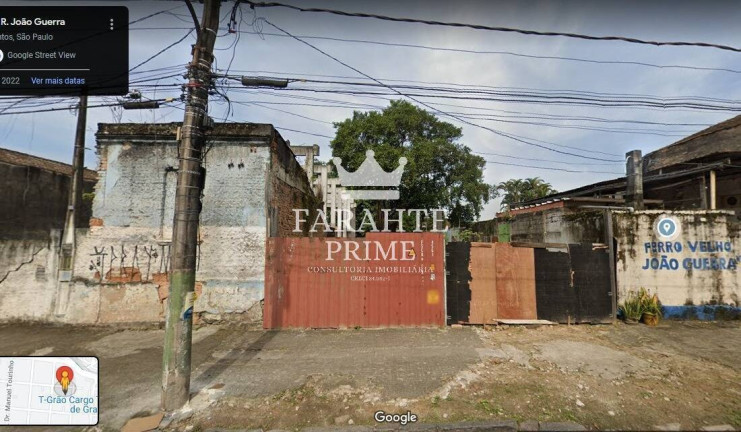 Terreno à Venda,  em Macuco - Santos