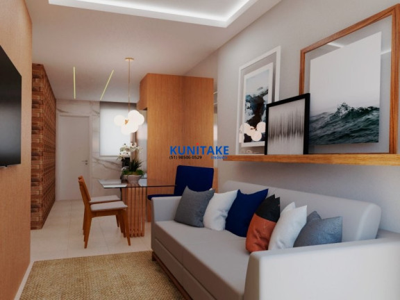 Imagem Casa de Condomínio com 2 Quartos à Venda, 44 m² em Monte Belo - Gravataí